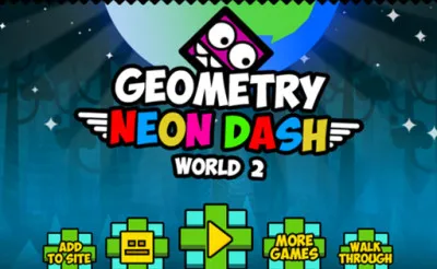 Geometry Neon Dash World 2